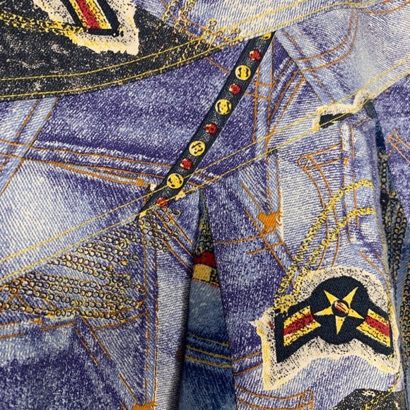 Vintage Asymmetric Pleated Skirt - Picture 4 of 6